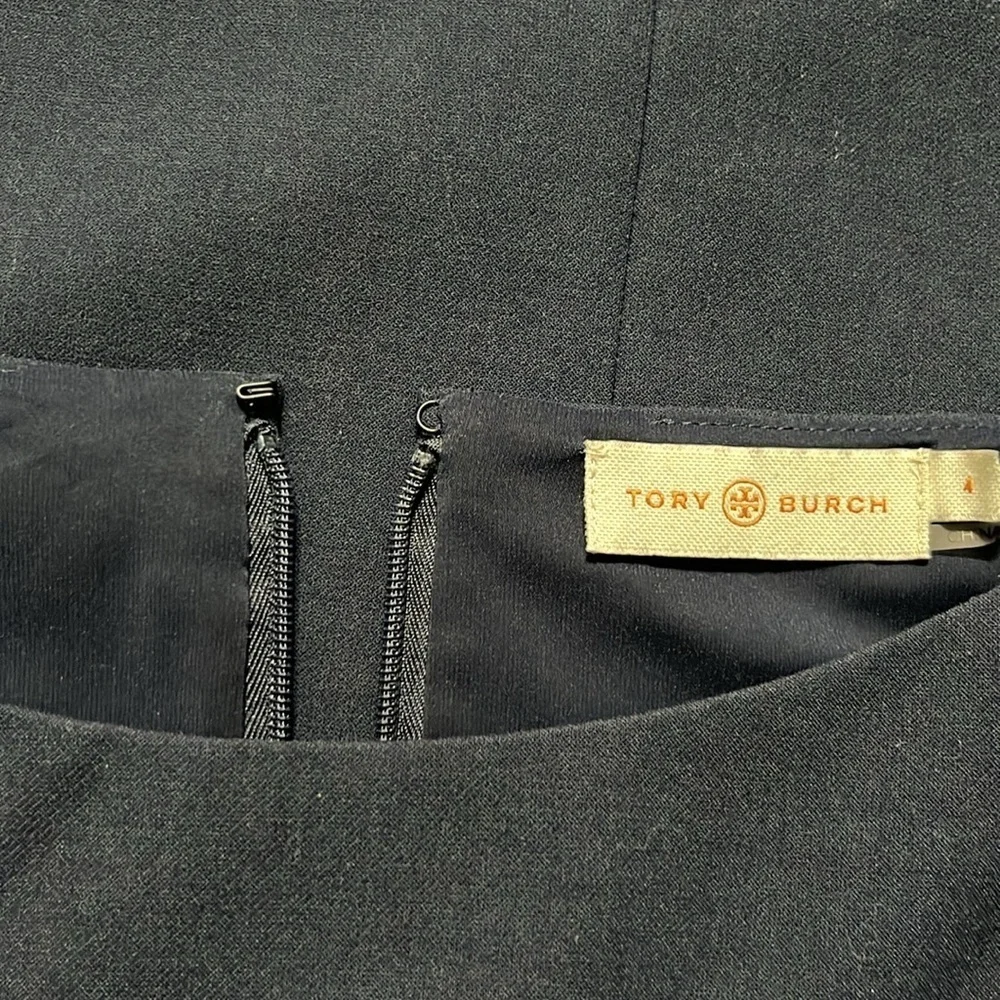 Tory Burch Navy Mini Dress Button